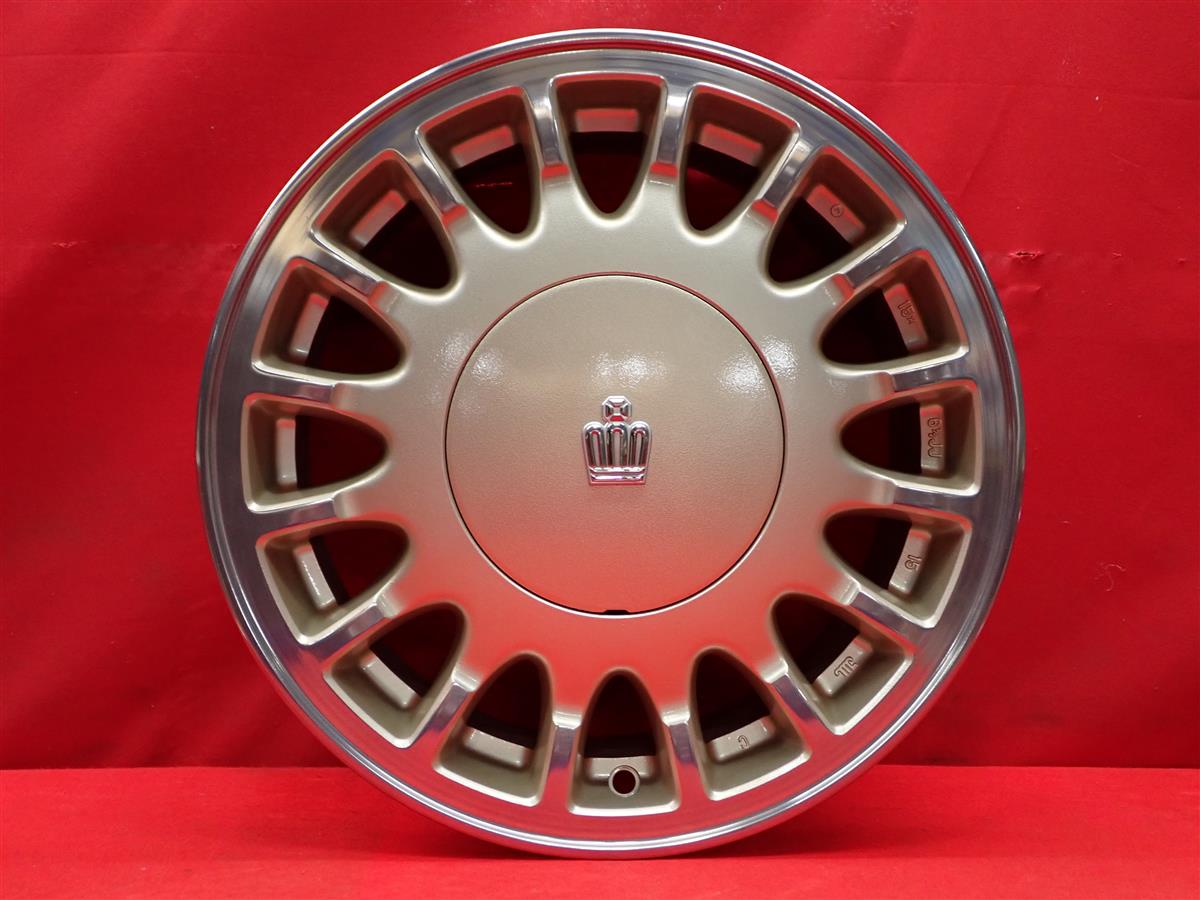 希少140クラウン純正スチールホイール深リム 6.5J×15インチ4本 旧車 