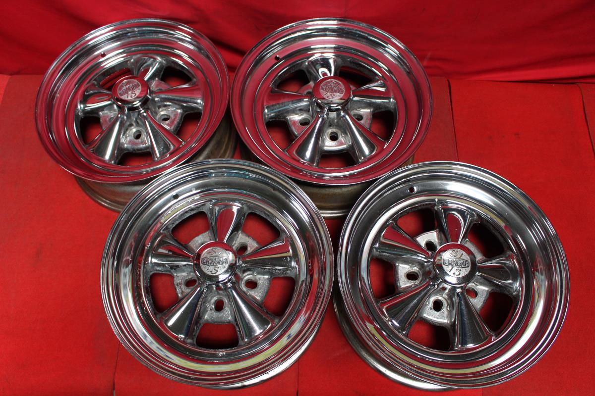 used クレーガー CRAGAR S/S マルチPCD タイヤ付 15×6JJ 5H 