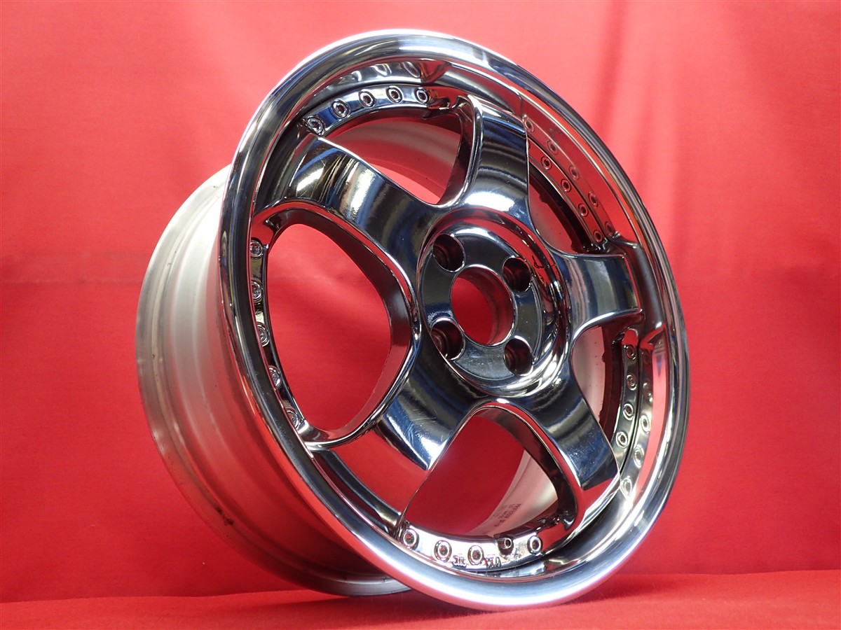 アルミホイール ssr sp1 メッキ プロフェッサー SP1-R 中古タイヤ 
