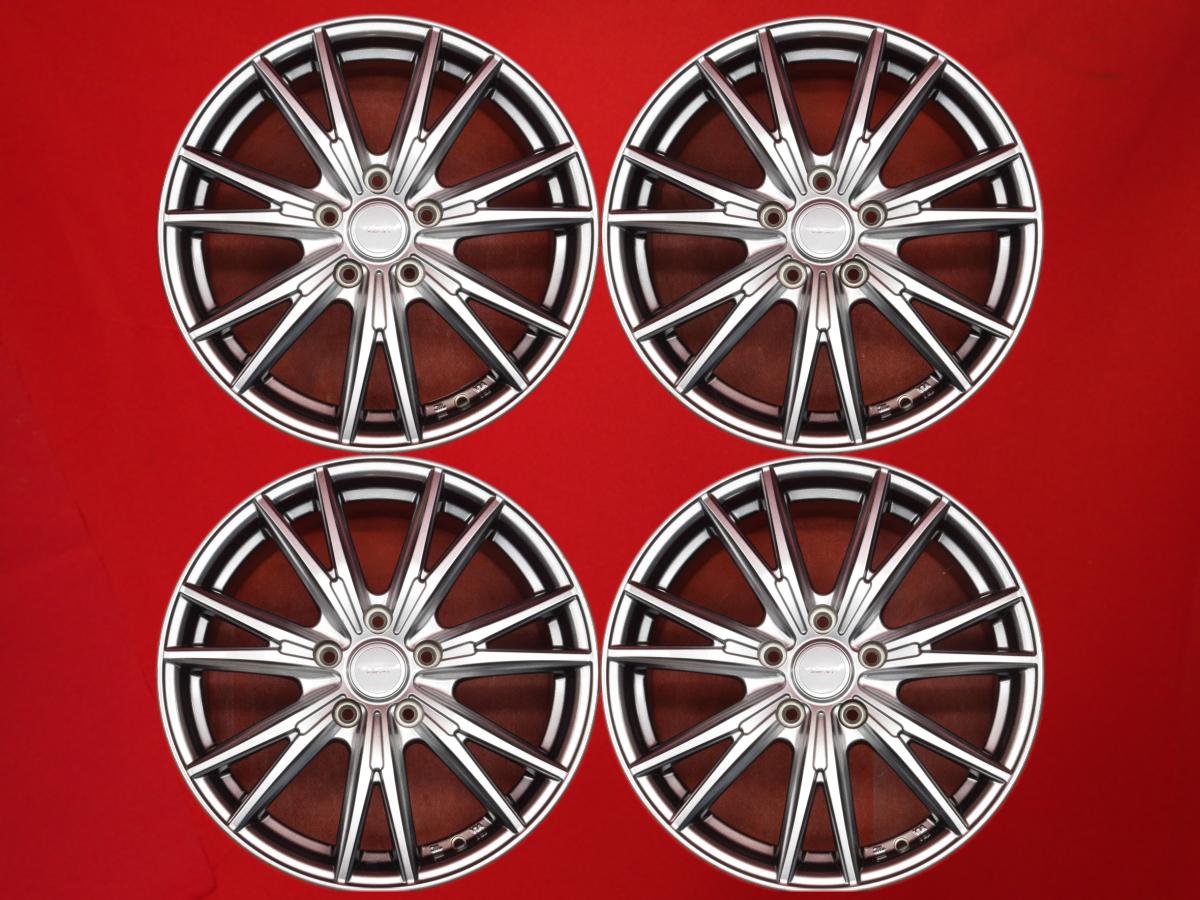 【現品限り】VELVA 中古アルミホイール 17インチ 4本セット 現品限り】VELVA 中古アルミホイール 17インチ 4本セット