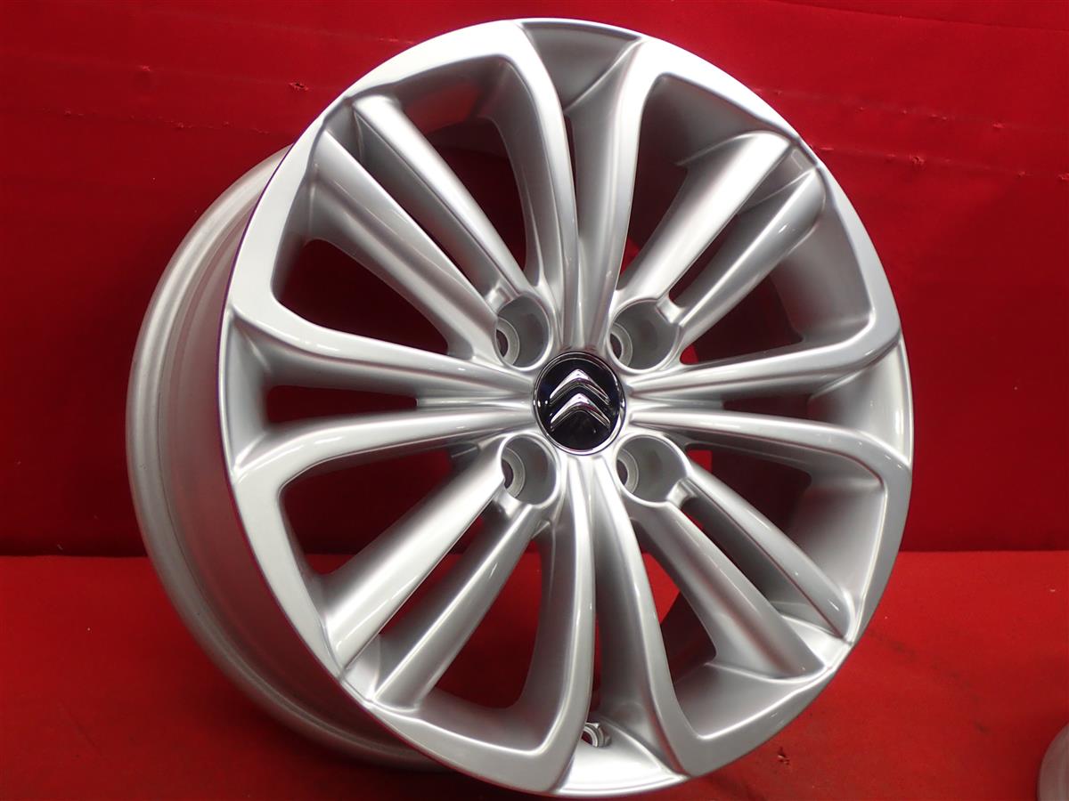 中古 シトロエン純正 ホイール アルミ 16インチ 7J 4穴 4本 108