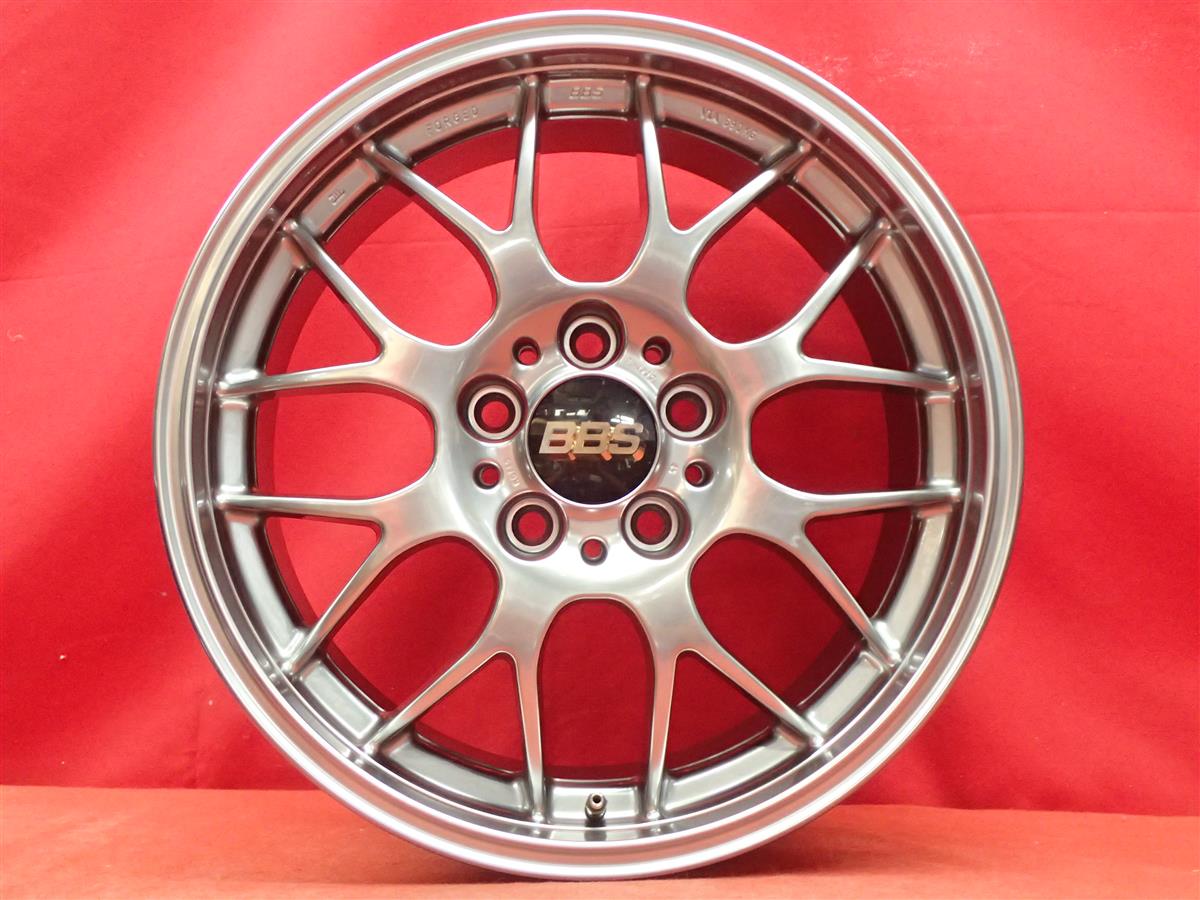 鍛造 美品】BBS RG-R 19in 8J +42 PCD114.3 4本セット 品番