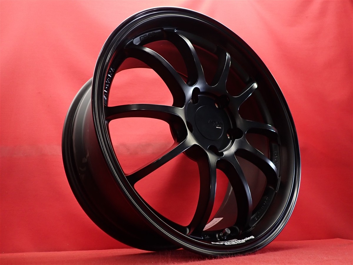 希少 アドバン ADVAN Racing RZ 4本 17×7J+42 PCD100 アクア ヴィッツ 
