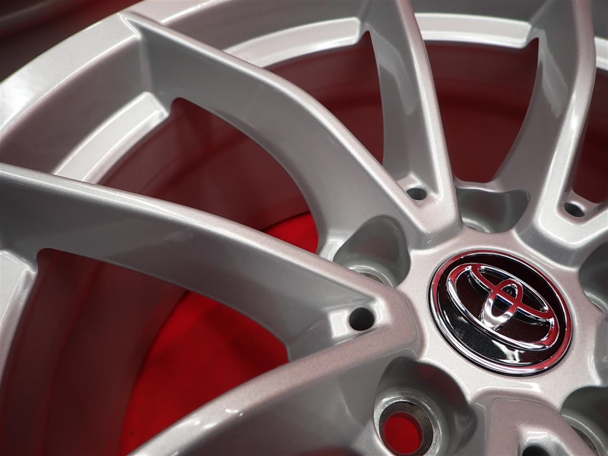 トヨタ スープラ90 純正17インチ タイヤホイール4本セットガリ傷あり溝