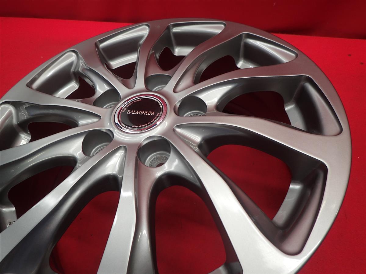 バルミナ BALMINUM TR10 中古ホイール 4本 6J 17インチ PCD100 4穴 +40 