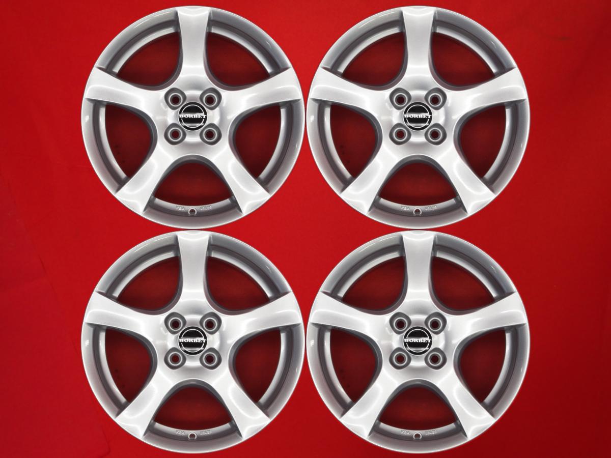 HONDA 美品中古ホイール 4本セット ブラポリ 15インチ 100×4穴 4.5