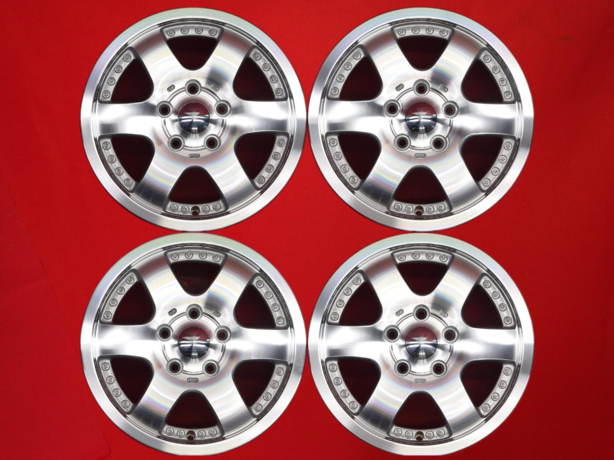 中古 パジェロミニ 社外アルミ ホイール 15×5.5J 4本｜タイヤ