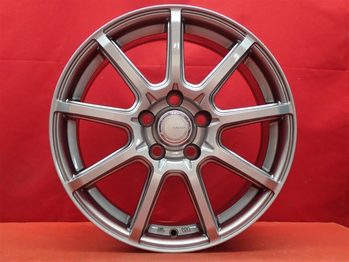 車 A【トヨタ用】アルミホイール4本セット GRASS SC 新品センター