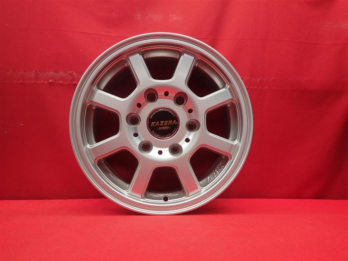 ハイエース 正しかっ アルミホイール kazera H200 グレー