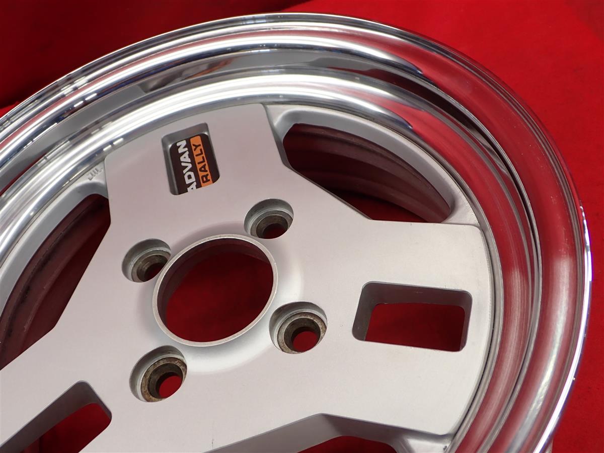 A31☆ADVAN RALLY 4穴 14インチ 中古アルミホイール4本☆ アドバン 14