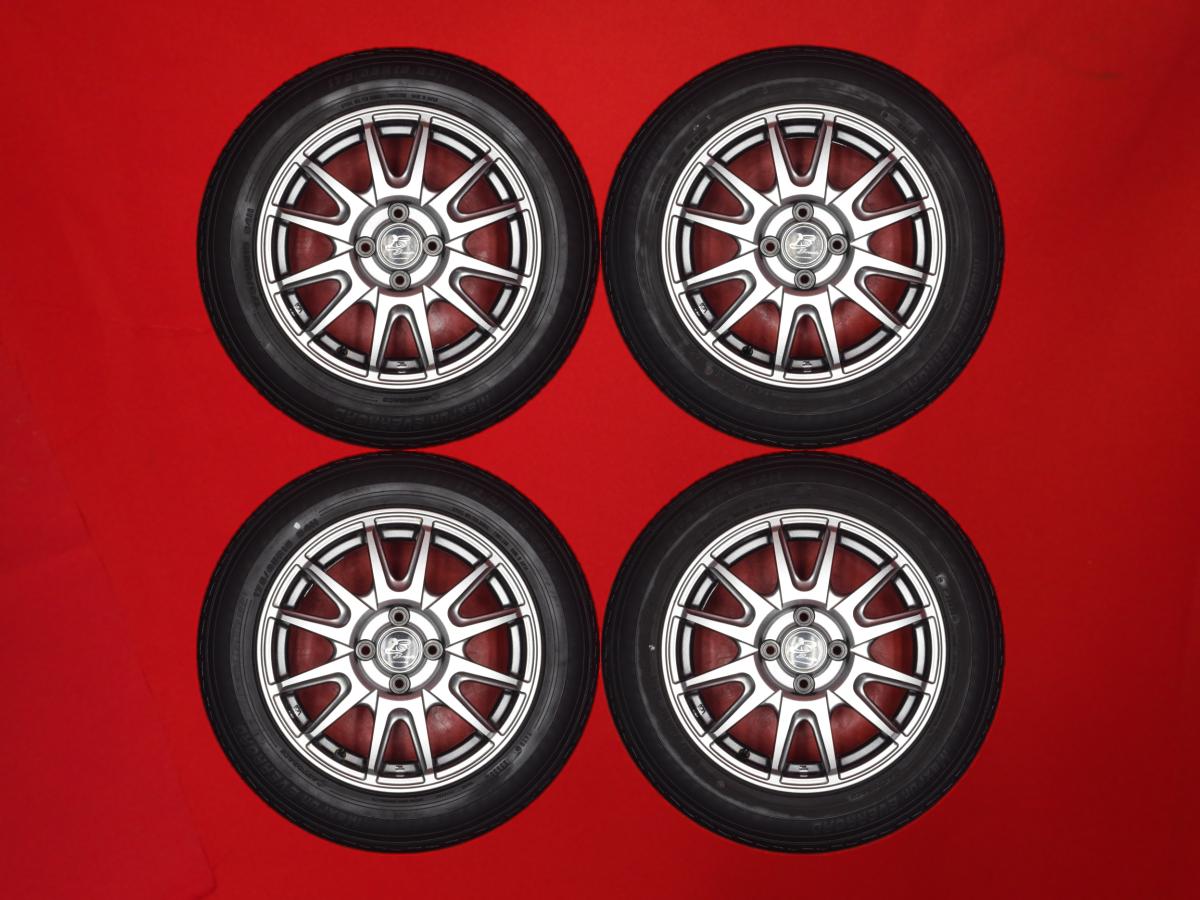 AQUA社外15インチホイール15×6 J+42ブリヂストンタイヤ4本セット