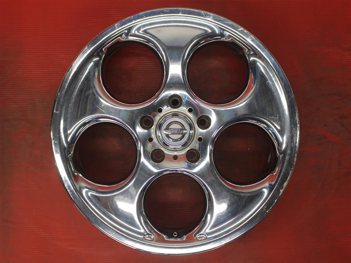 日産テラノ D21系 純正メッキホイール