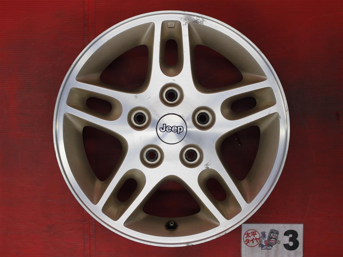 ジープチェロキー グッドイヤー16インチ 2001年タイヤホイール ディスプレイ ジープ グランドチェロキー純正5スポーク | 中古タイヤ・ホイール専門