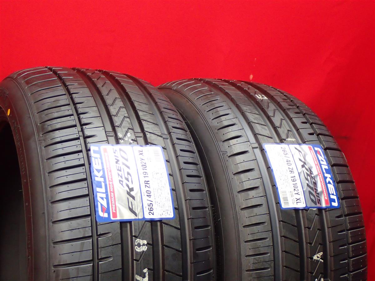 ファルケン アゼニスFK510 265/40R19 中古2本 FALKEN 【公式通販】