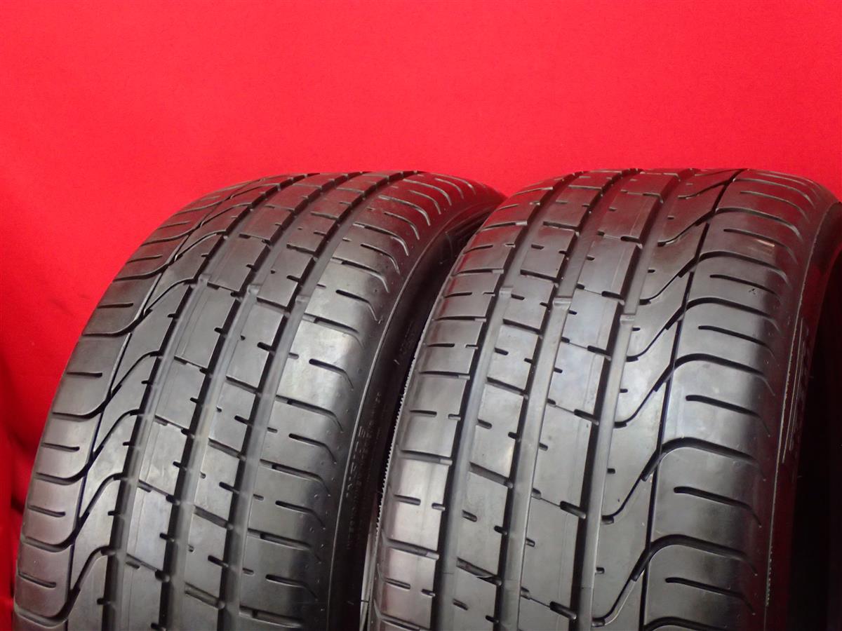 中古 良品 バリ山 バリ溝 2本 ピレリ PZERO MO 285/35R18 97Y 