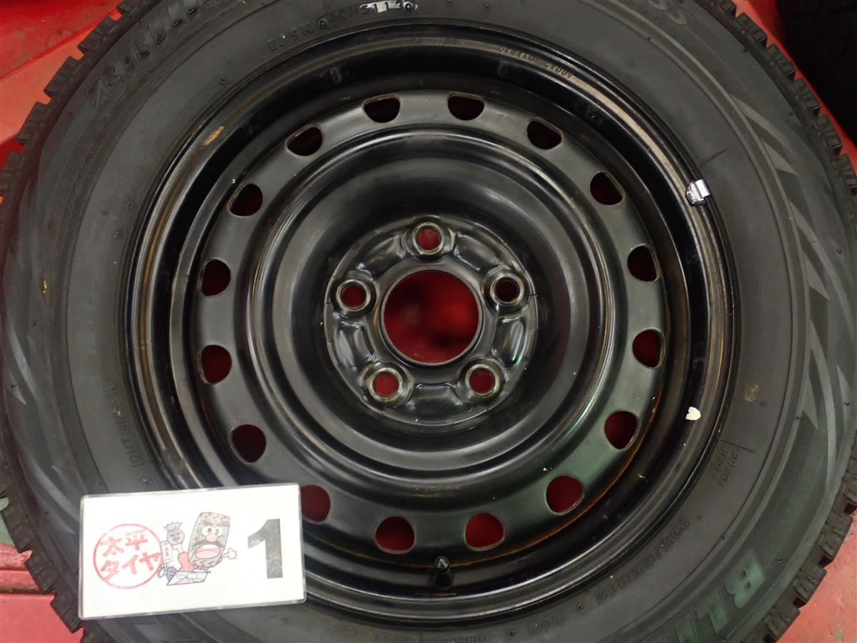 セレナ (C25系)純正スチール〈フルホイールキャップ付〉 ブリヂストン