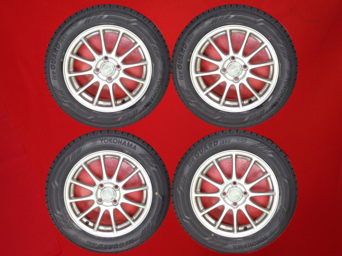 ほぼ新品！ヨコハマアイスガードIG60 175/65R15アクア純正鉄ホイール ほぼ新品！ヨコハマアイスガードIG60 175/65R15アクア純正鉄ホイール