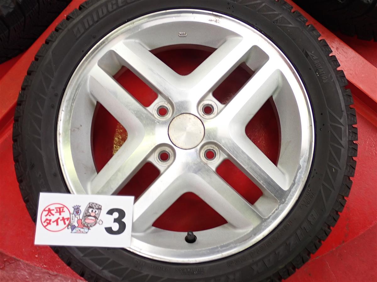 ワゴンR RR(MC系)純正4本スポーク ブリヂストン ブリザック REVO